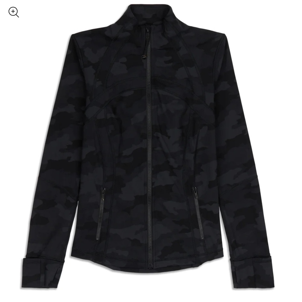 Lululemon Define Jacket Incognito Camo Multi Grey Size 8